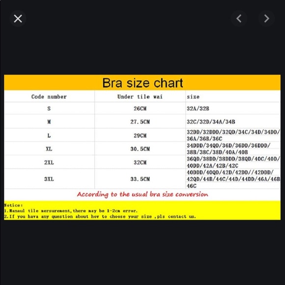 DITSY FLORAL PUSH UP BRA - Picture 7 of 7